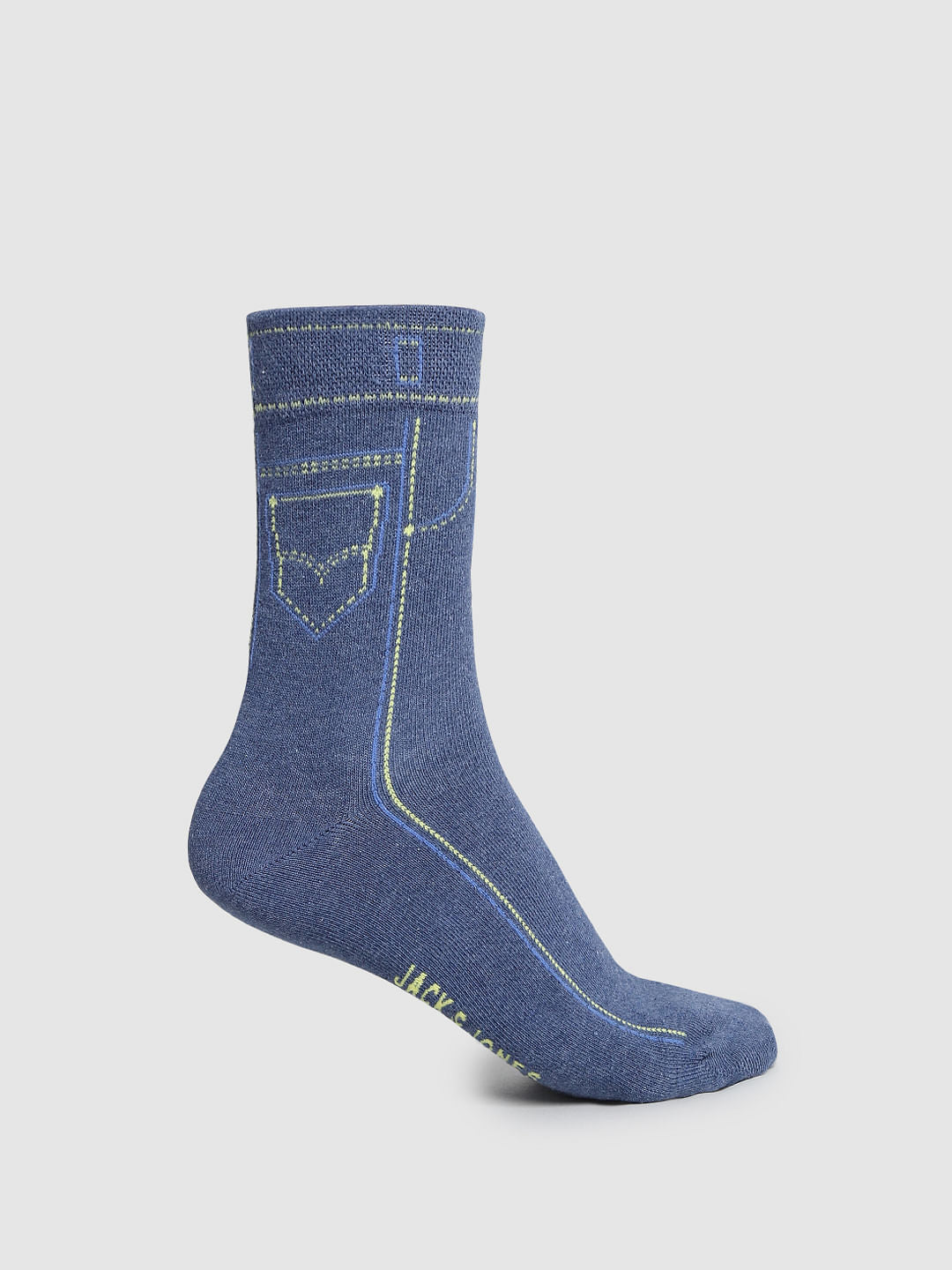 Pack of 2 Colourblocked Mid-Length Socks