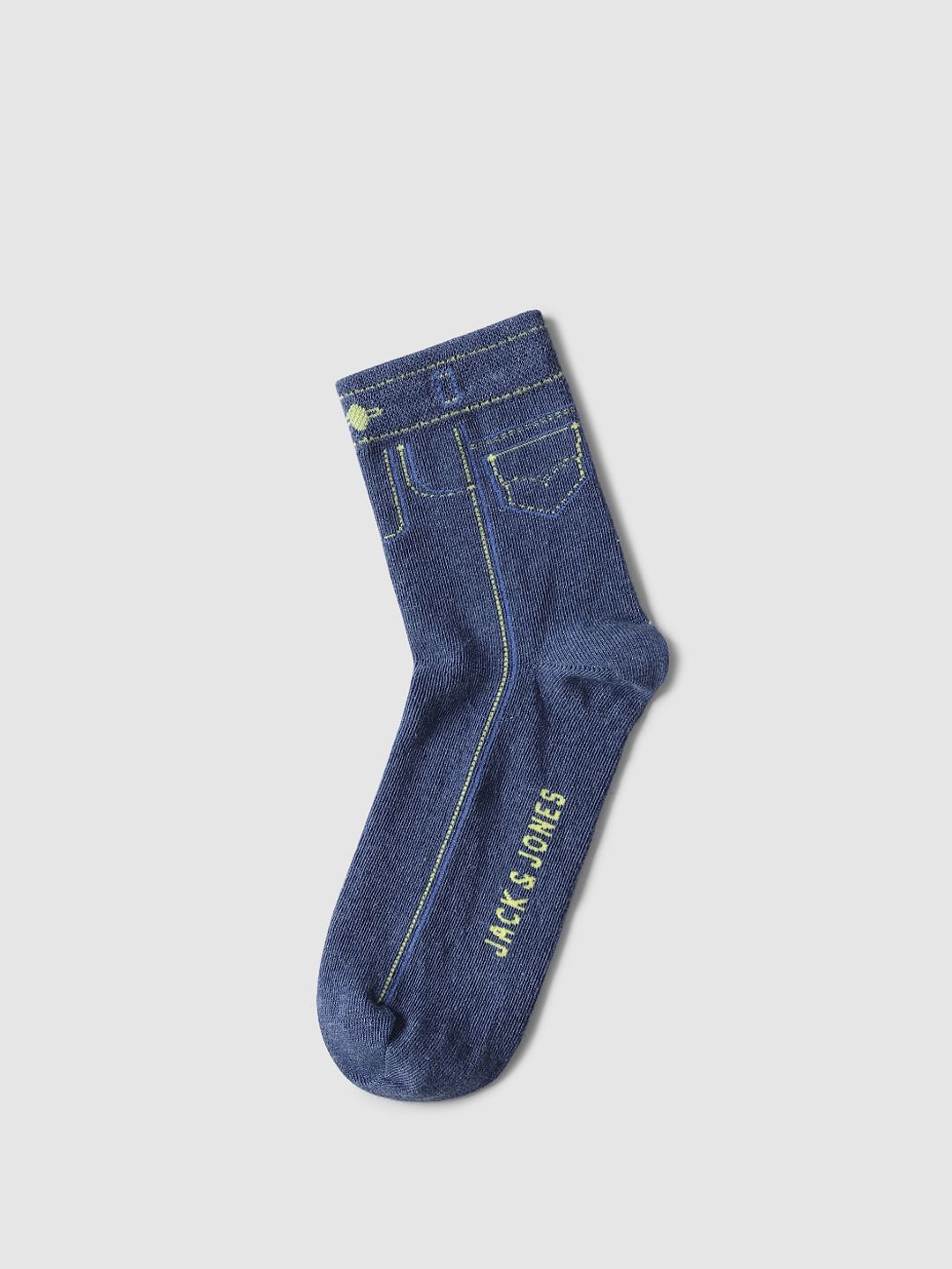 Pack of 2 Colourblocked Mid-Length Socks