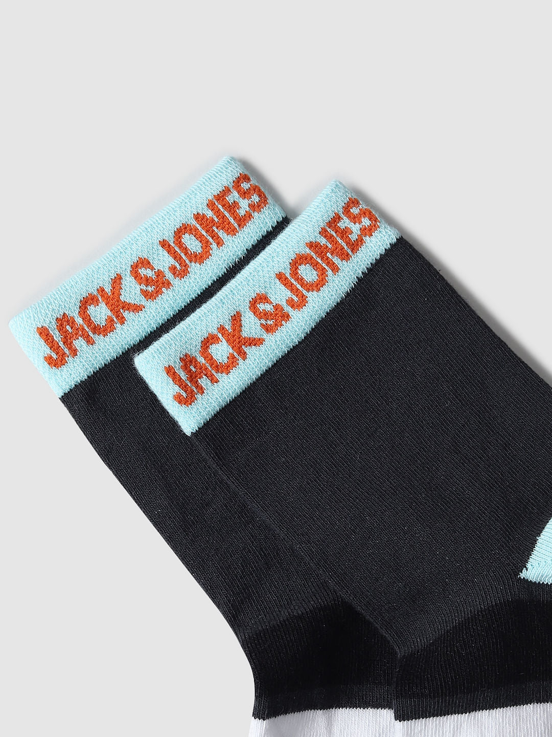 Pack of 2 Striped Mid-Length Socks