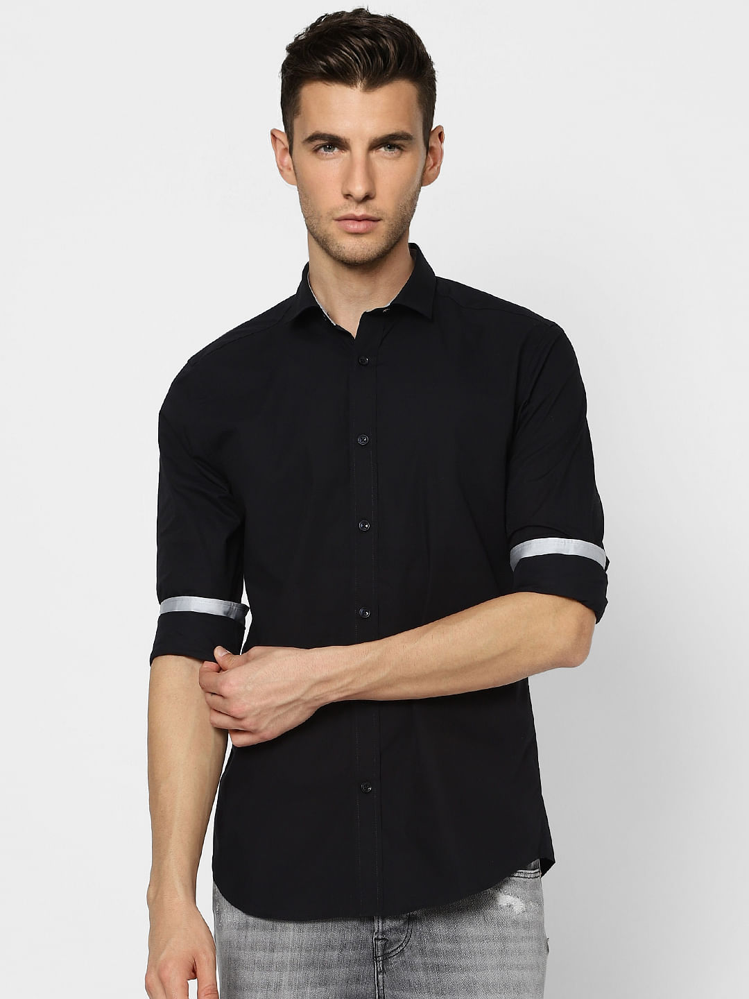 Black Full Sleeves Shirt