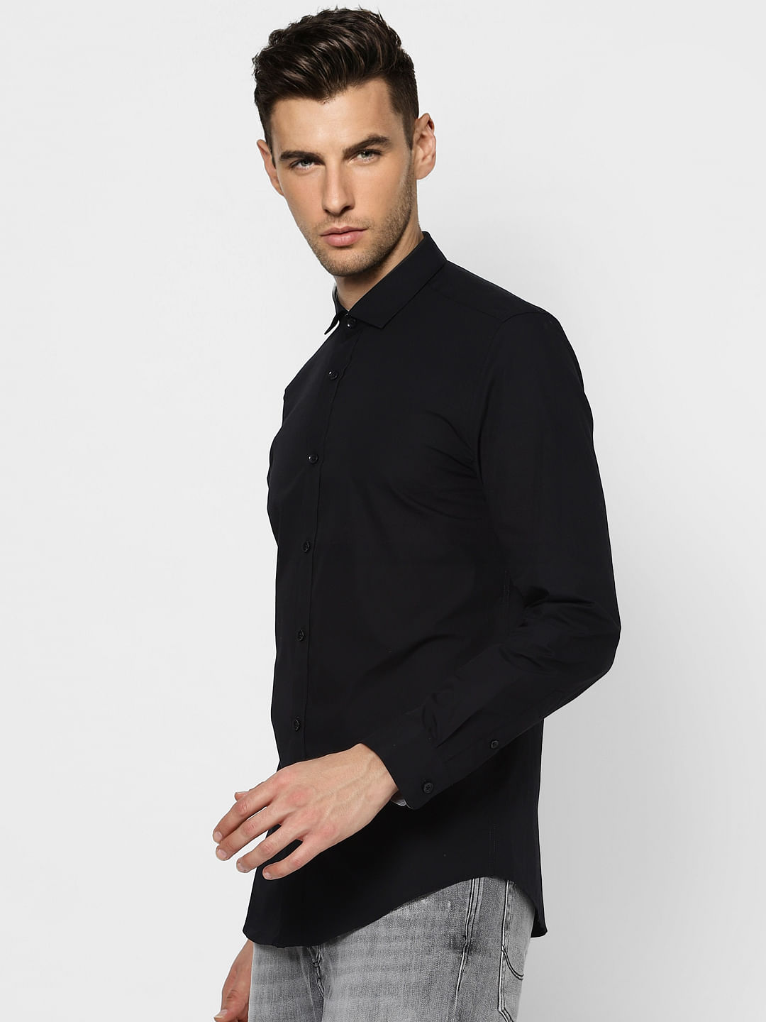 Black Full Sleeves Shirt
