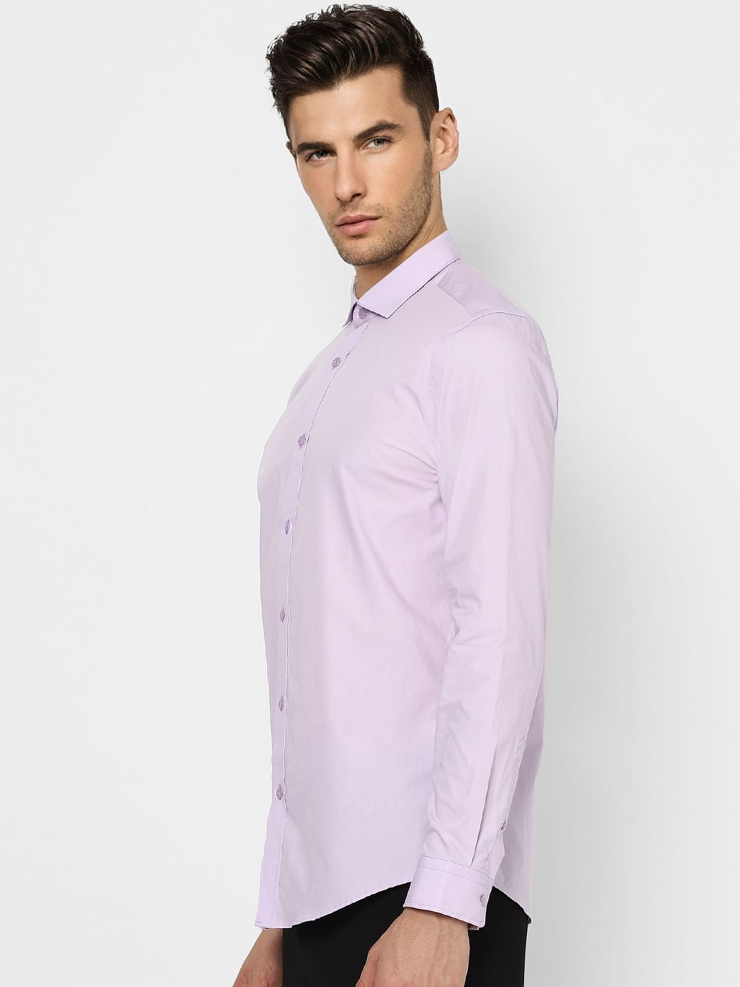 Purple Full Sleeves Shirt