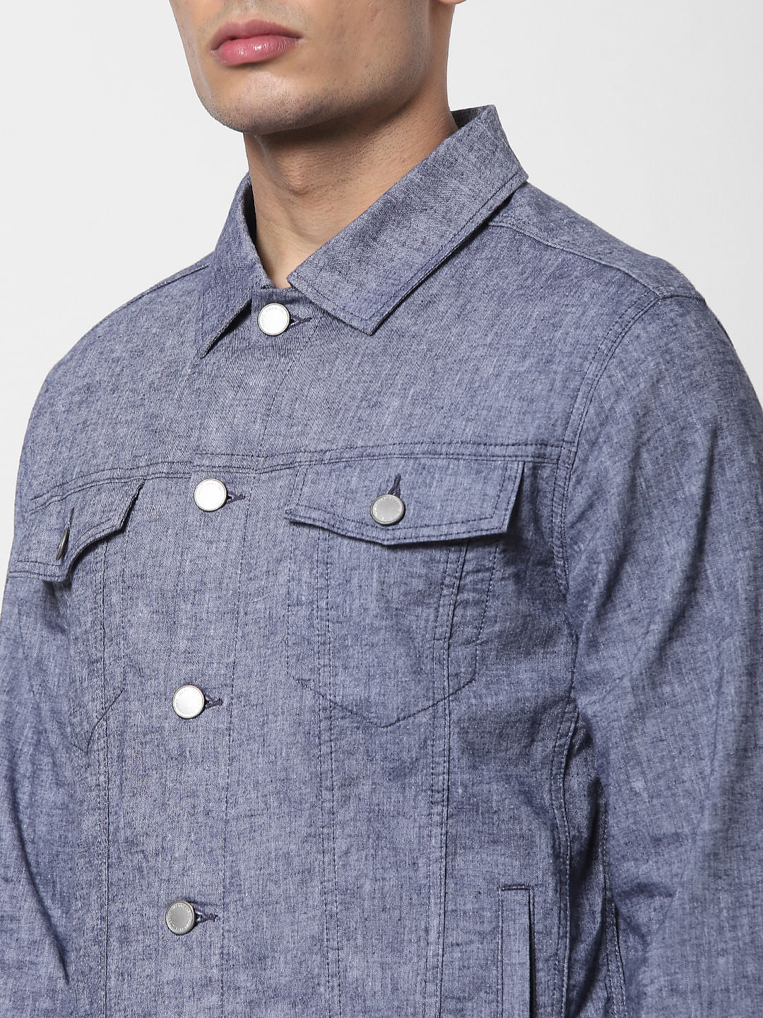 Blue Linen Jacket