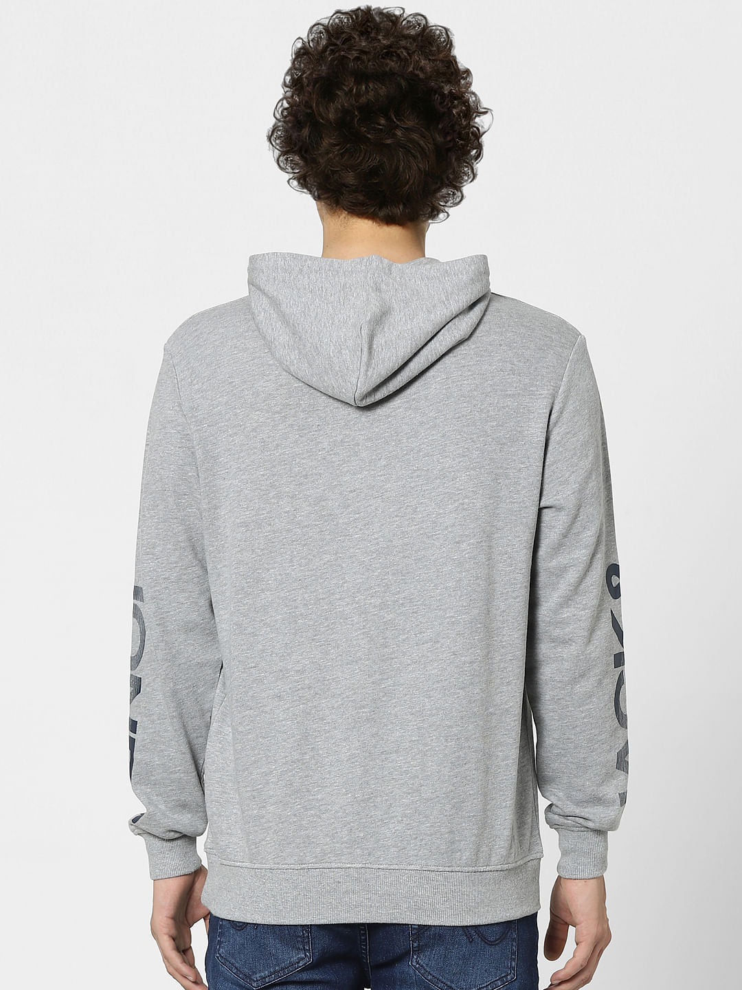 Grey Hooded Sweatshirt