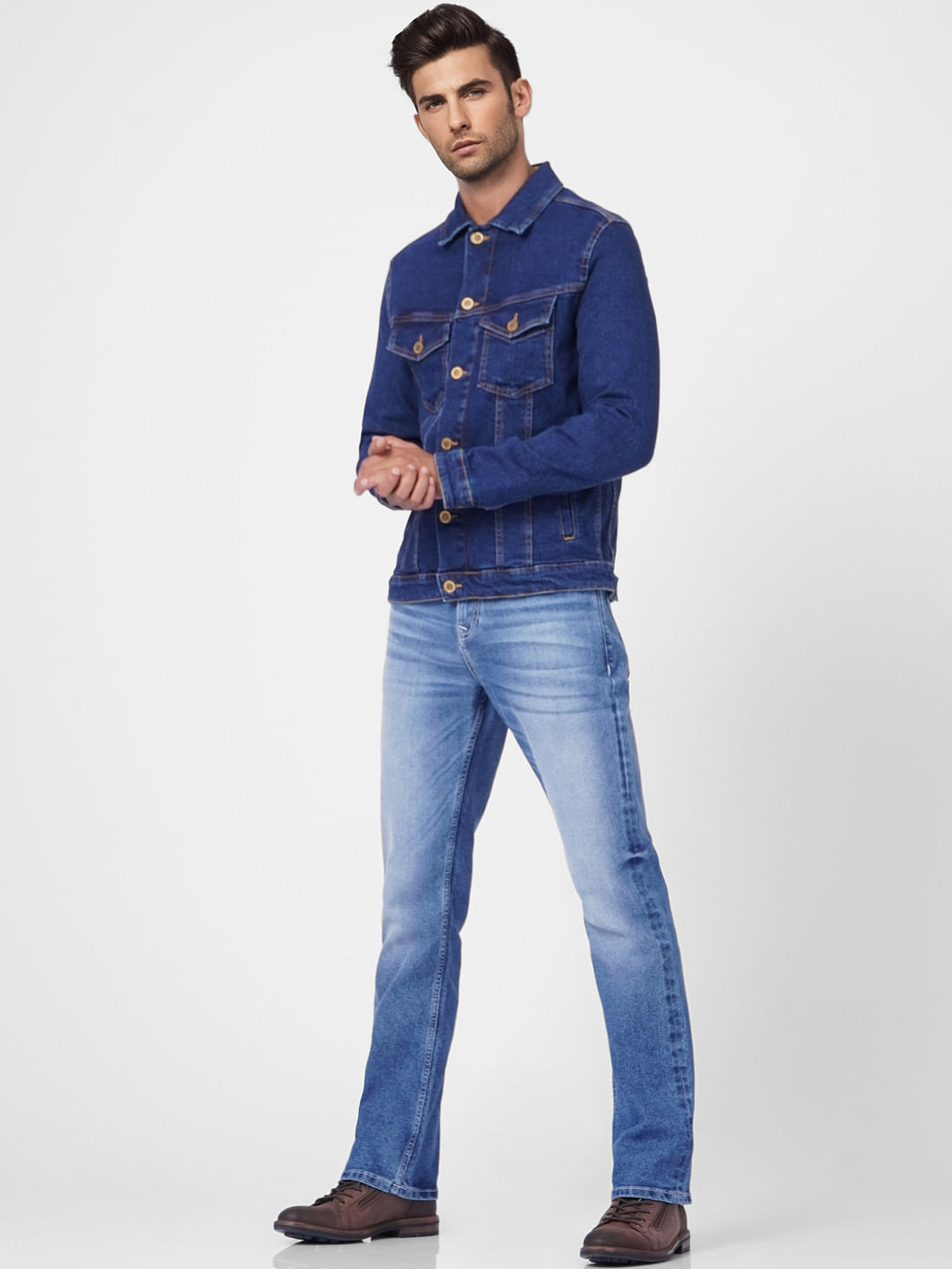 Blue Denim Jacket - S