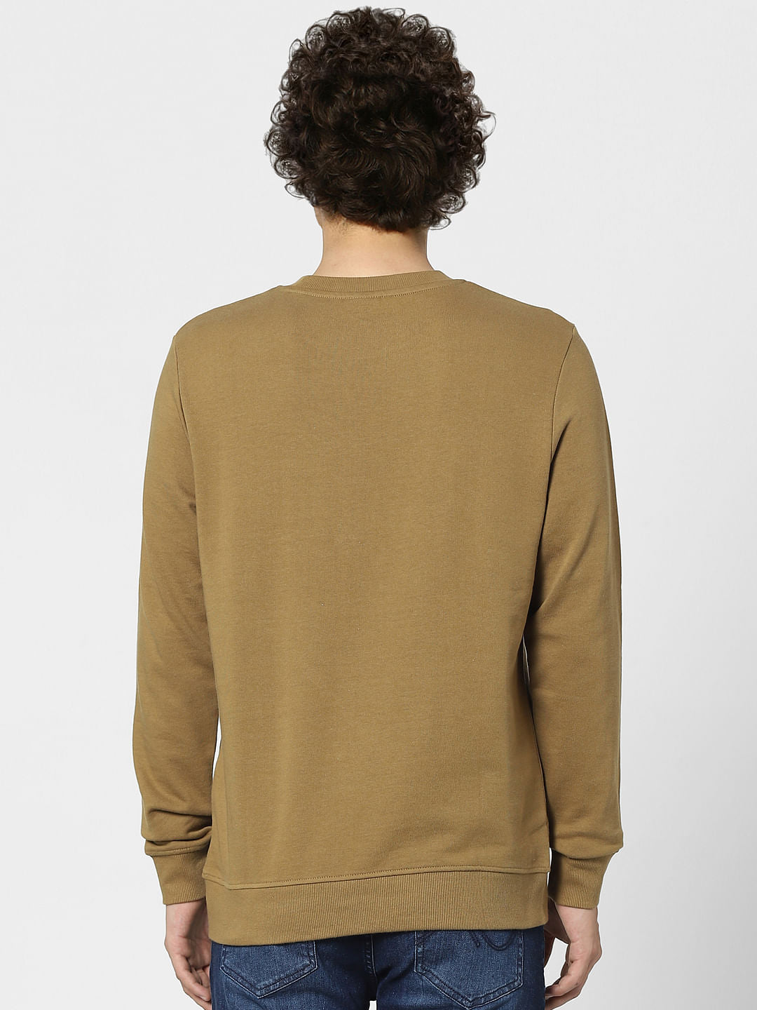 Brown Graphic Print Sweatshirt
