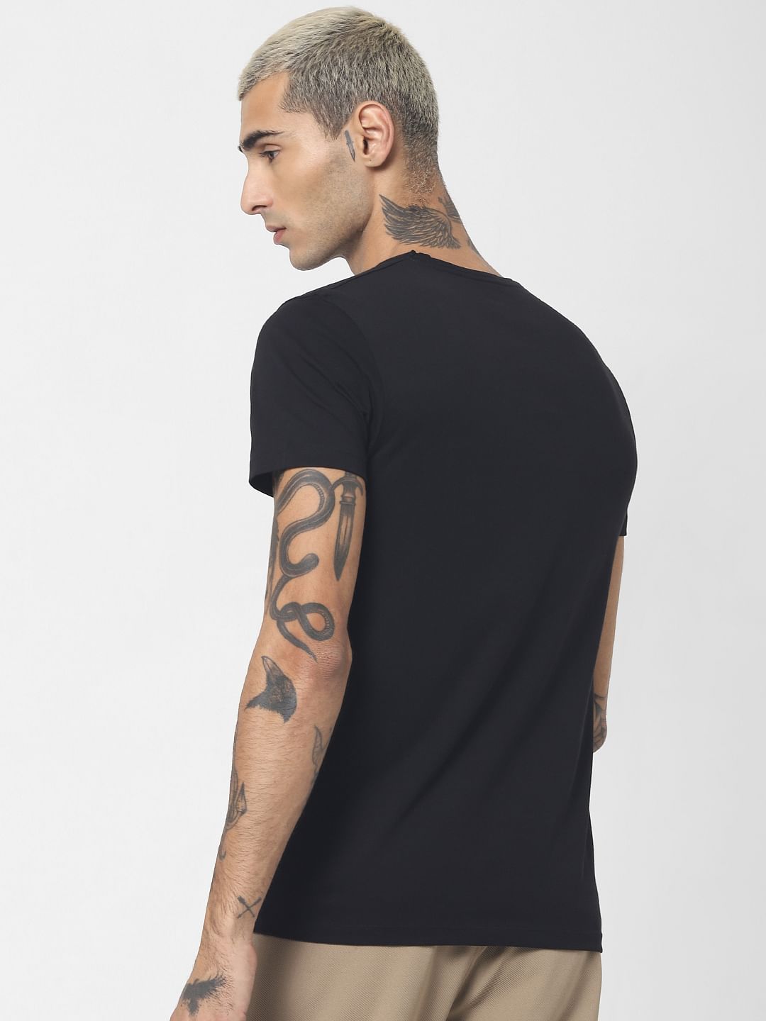 Black Crew Neck T-shirt