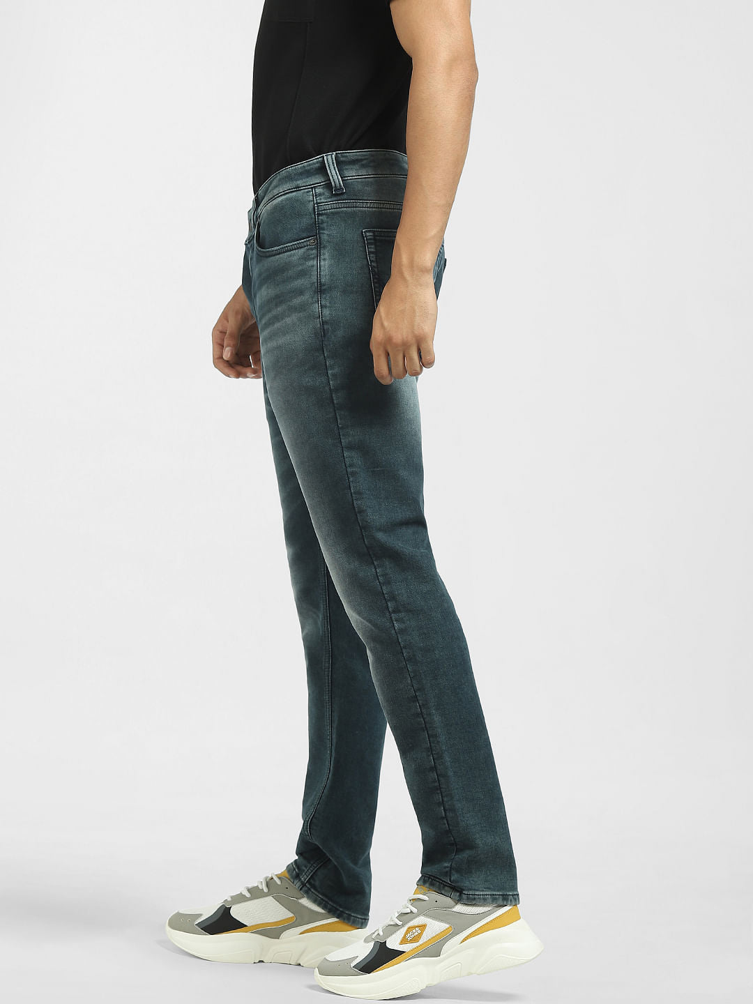 Dark Blue Low Rise Ben Skinny Jeans