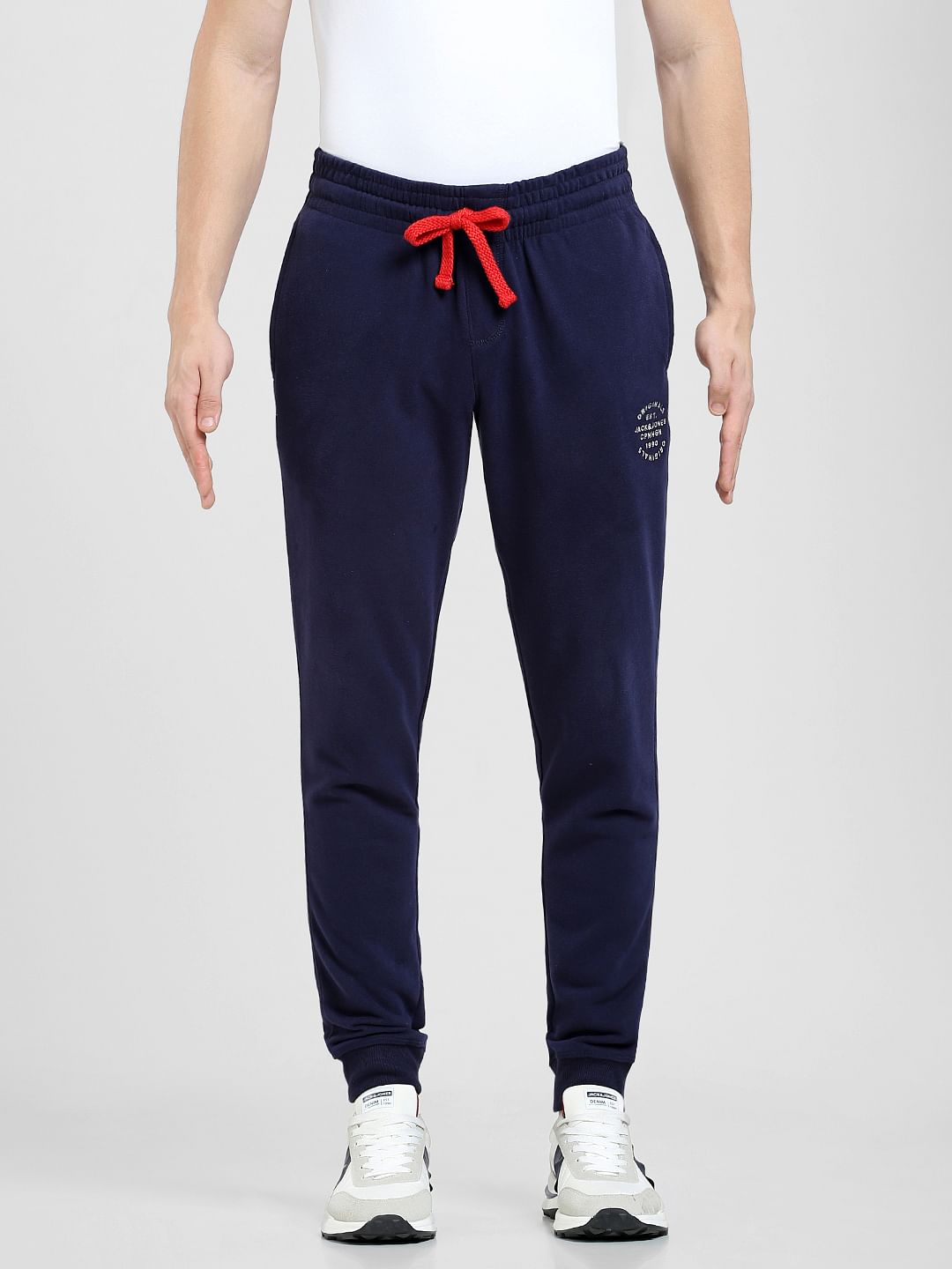 Navy Blue Drawstring Sweatpants