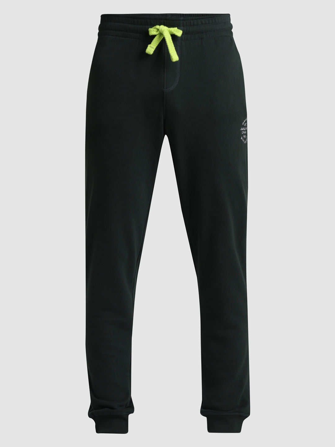 Green Mid Rise Knitted Sweatpants