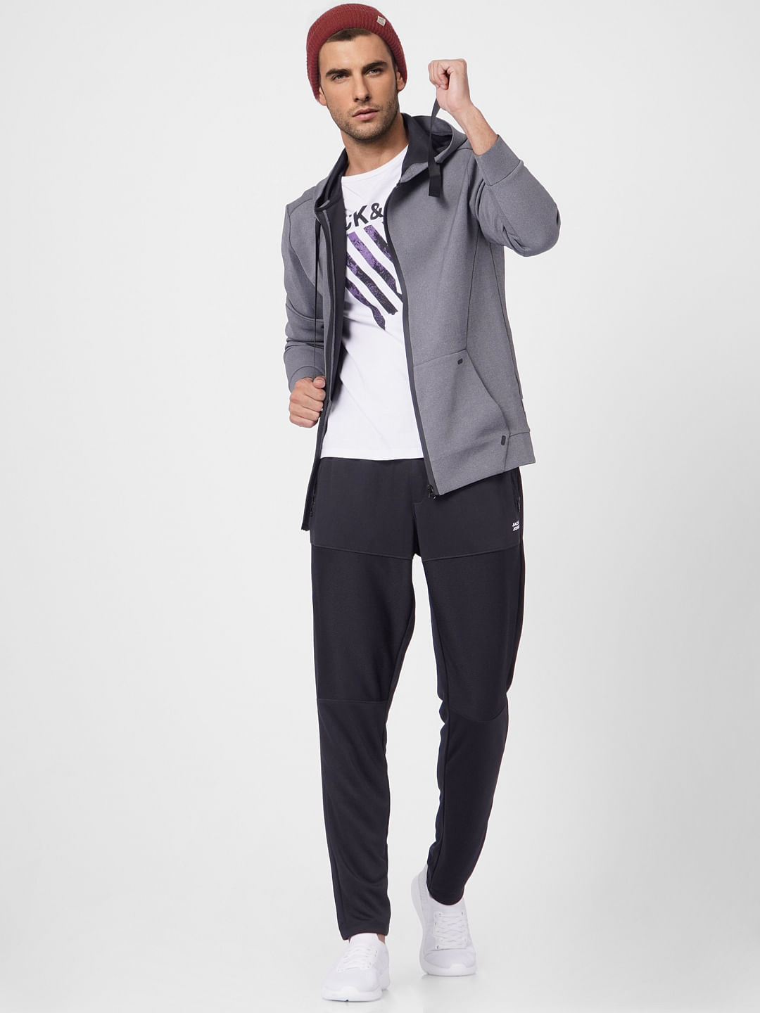 Black Mid Rise Sweatpants
