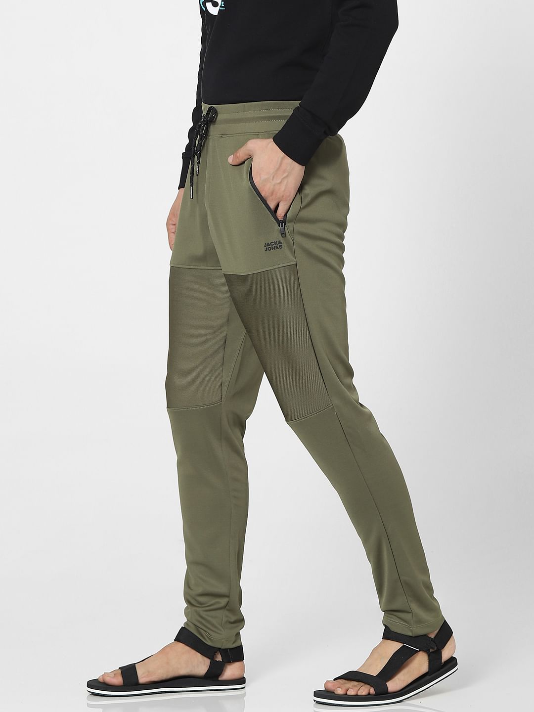 Green Mid Rise Sweatpants