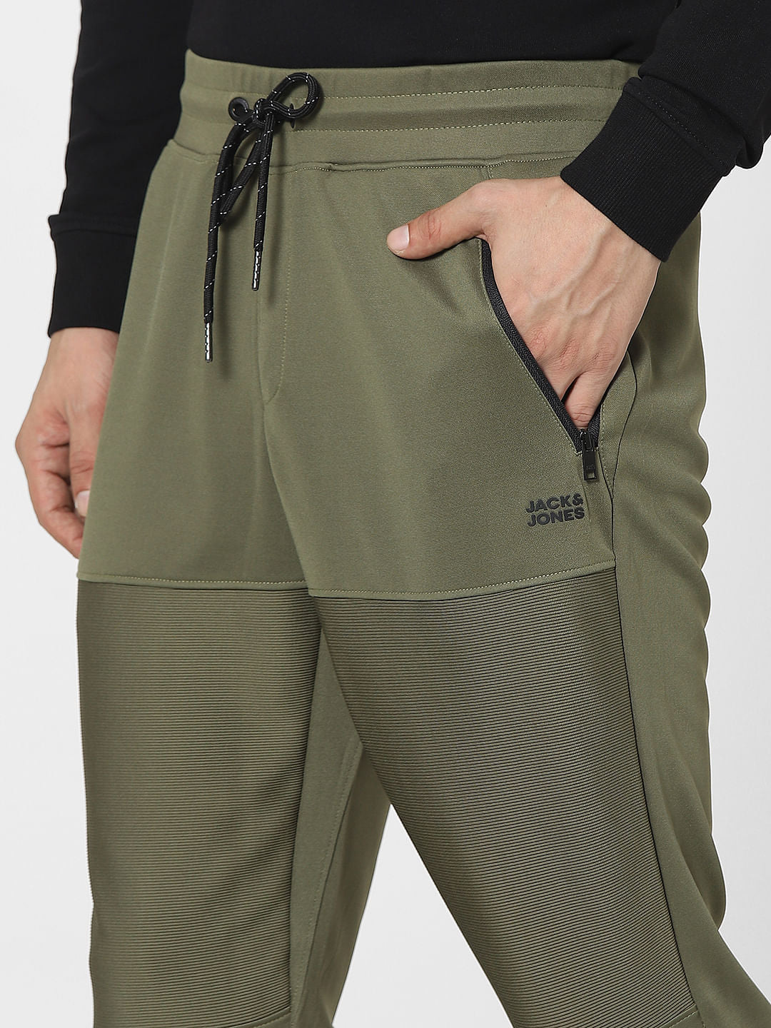 Green Mid Rise Sweatpants