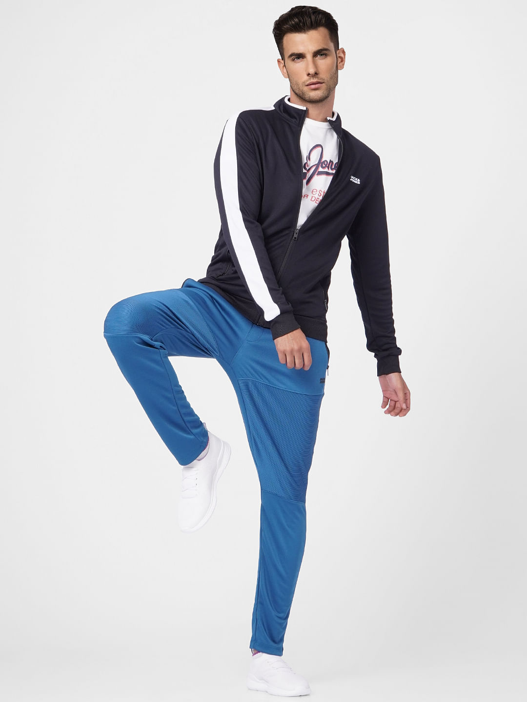 Blue High Rise Sweatpants - S