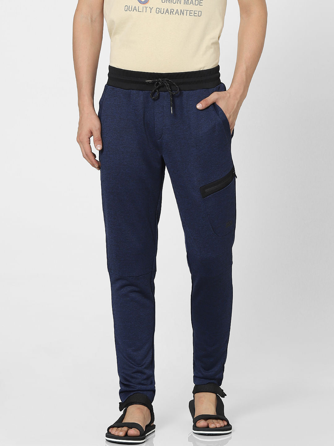 Blue High Rise Sweatpants