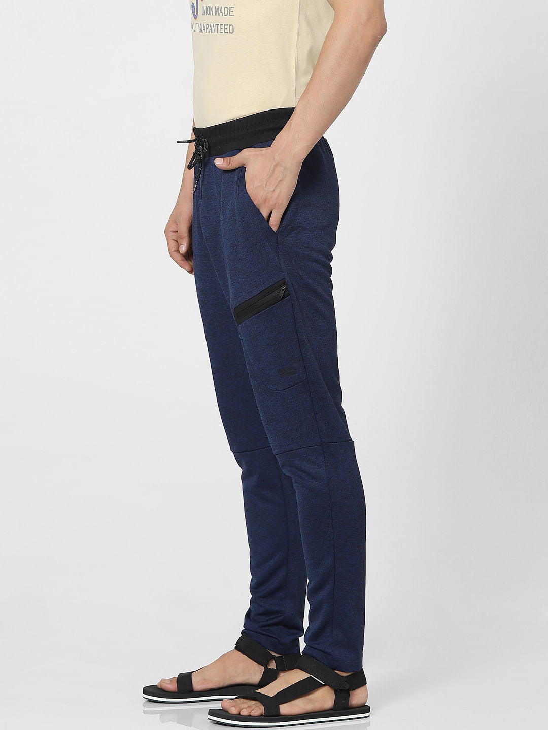 Blue High Rise Sweatpants