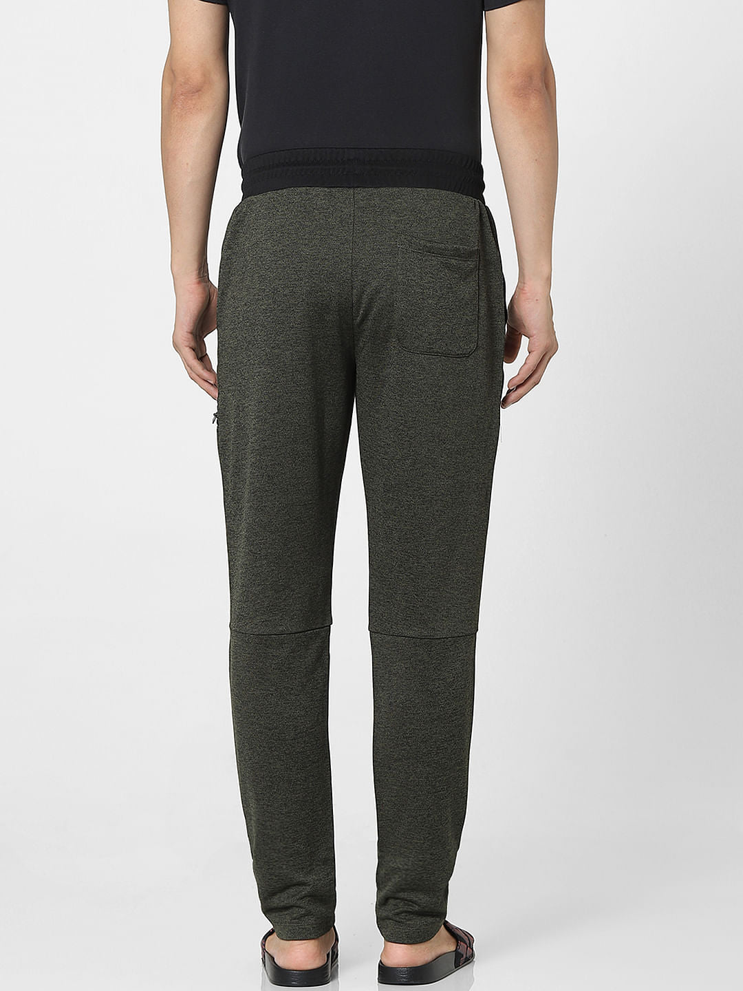 Olive Green High Rise Sweatpants