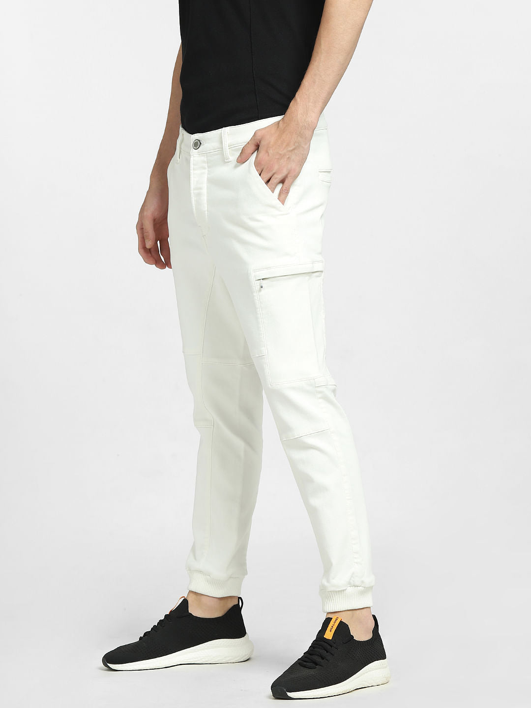White Low Rise Paul Anti-Fit Jeans