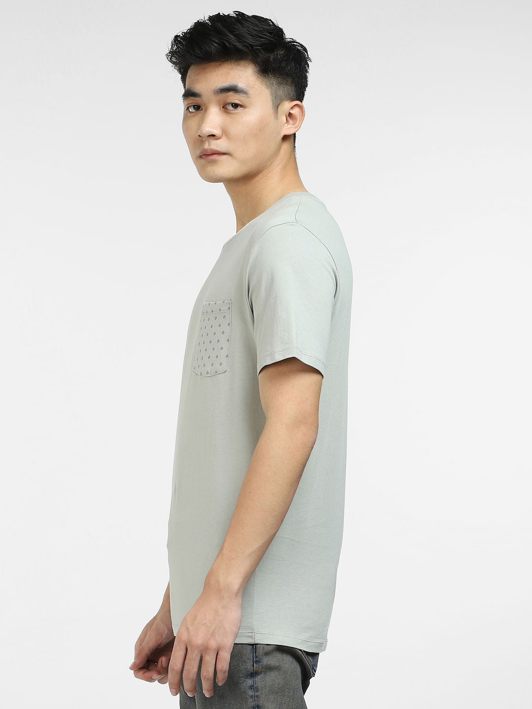 Grey Crew Neck T-shirt