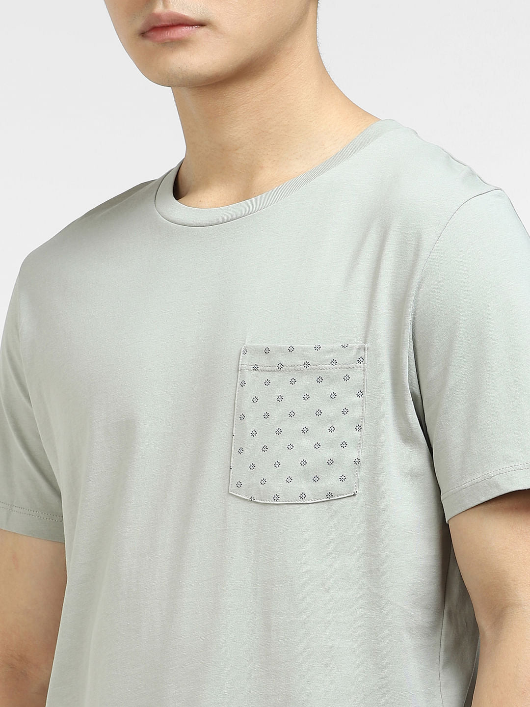 Grey Crew Neck T-shirt