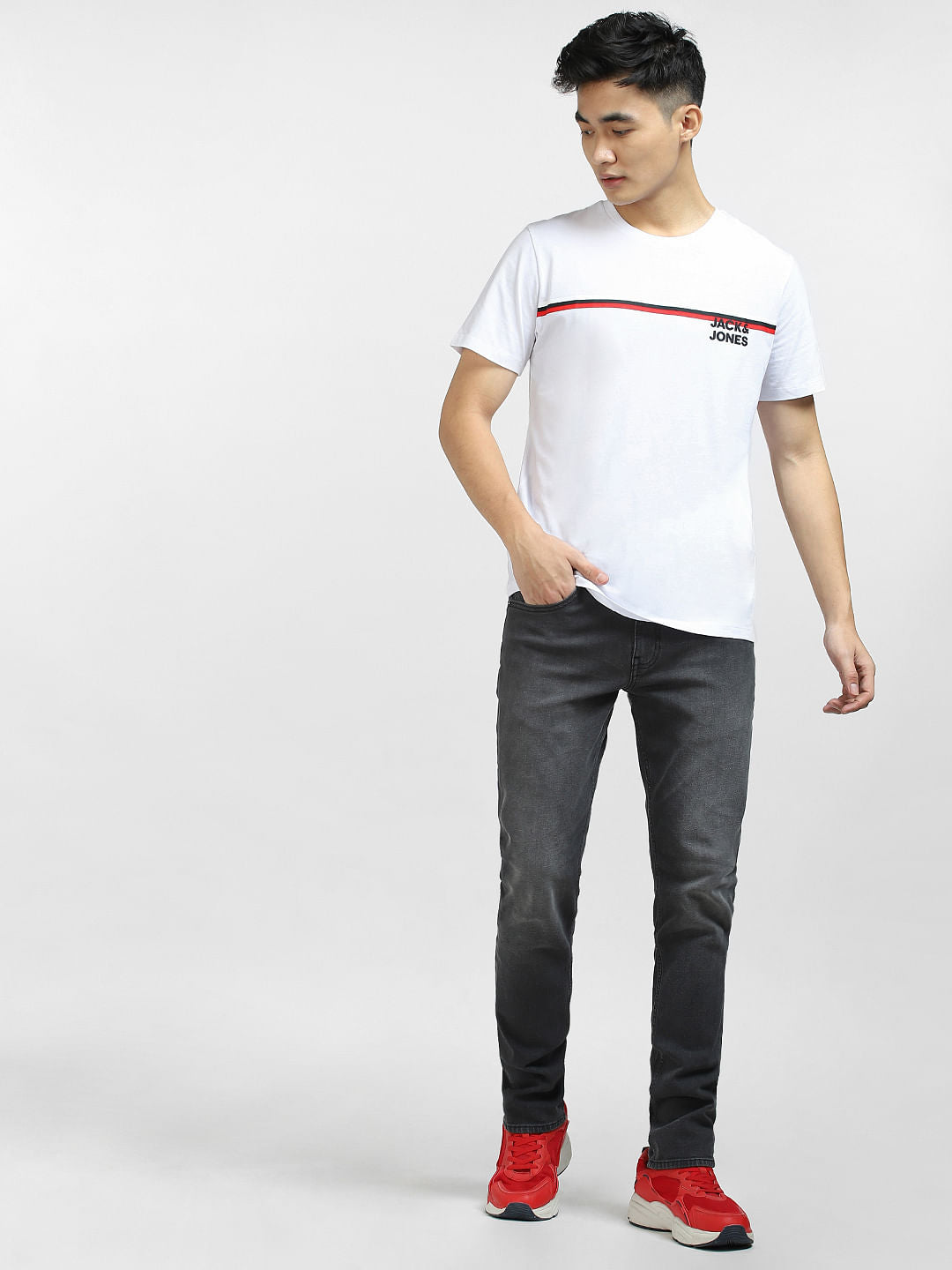 White Crew Neck T-shirt