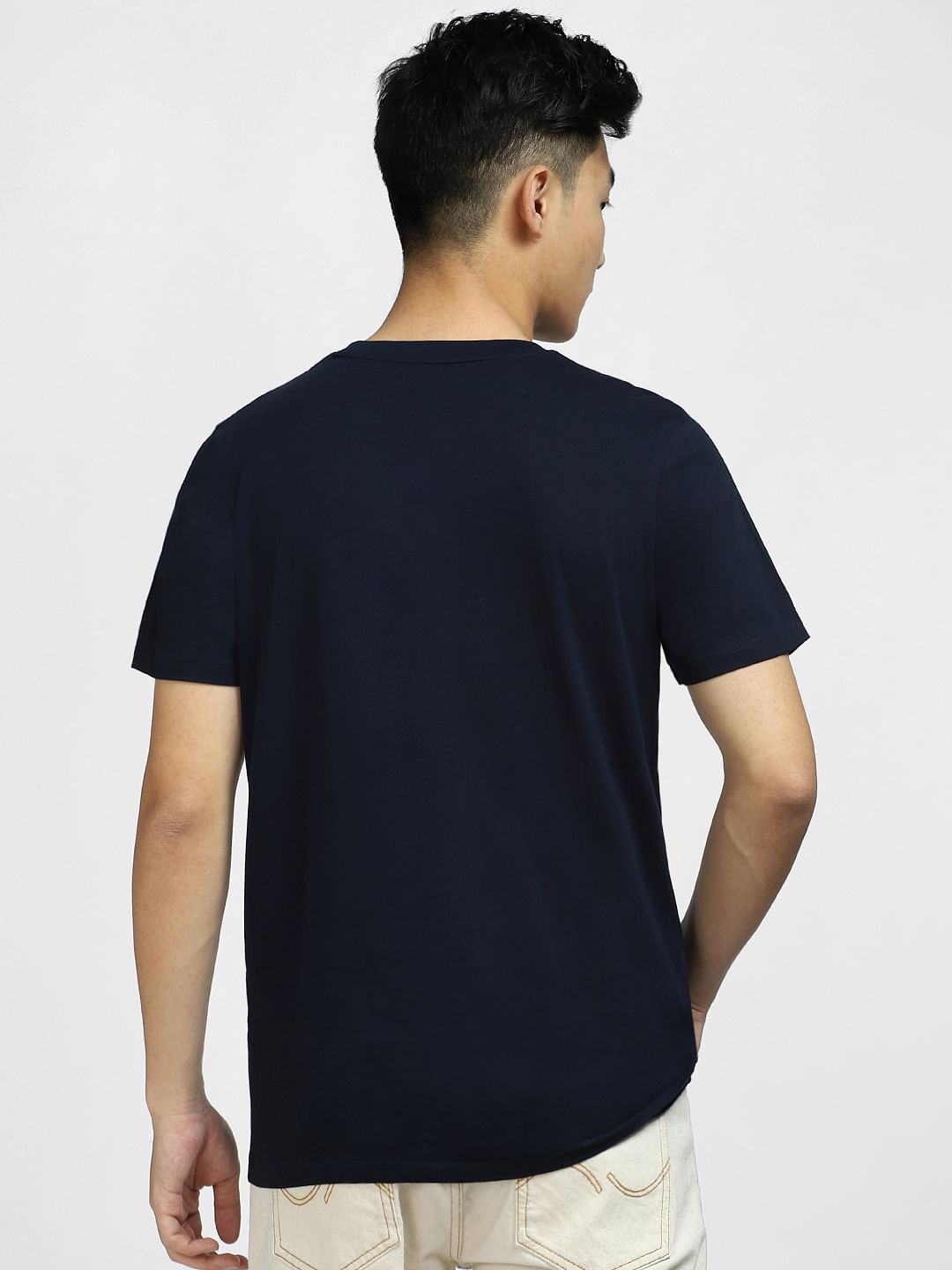 Navy Blue Crew Neck T-shirt