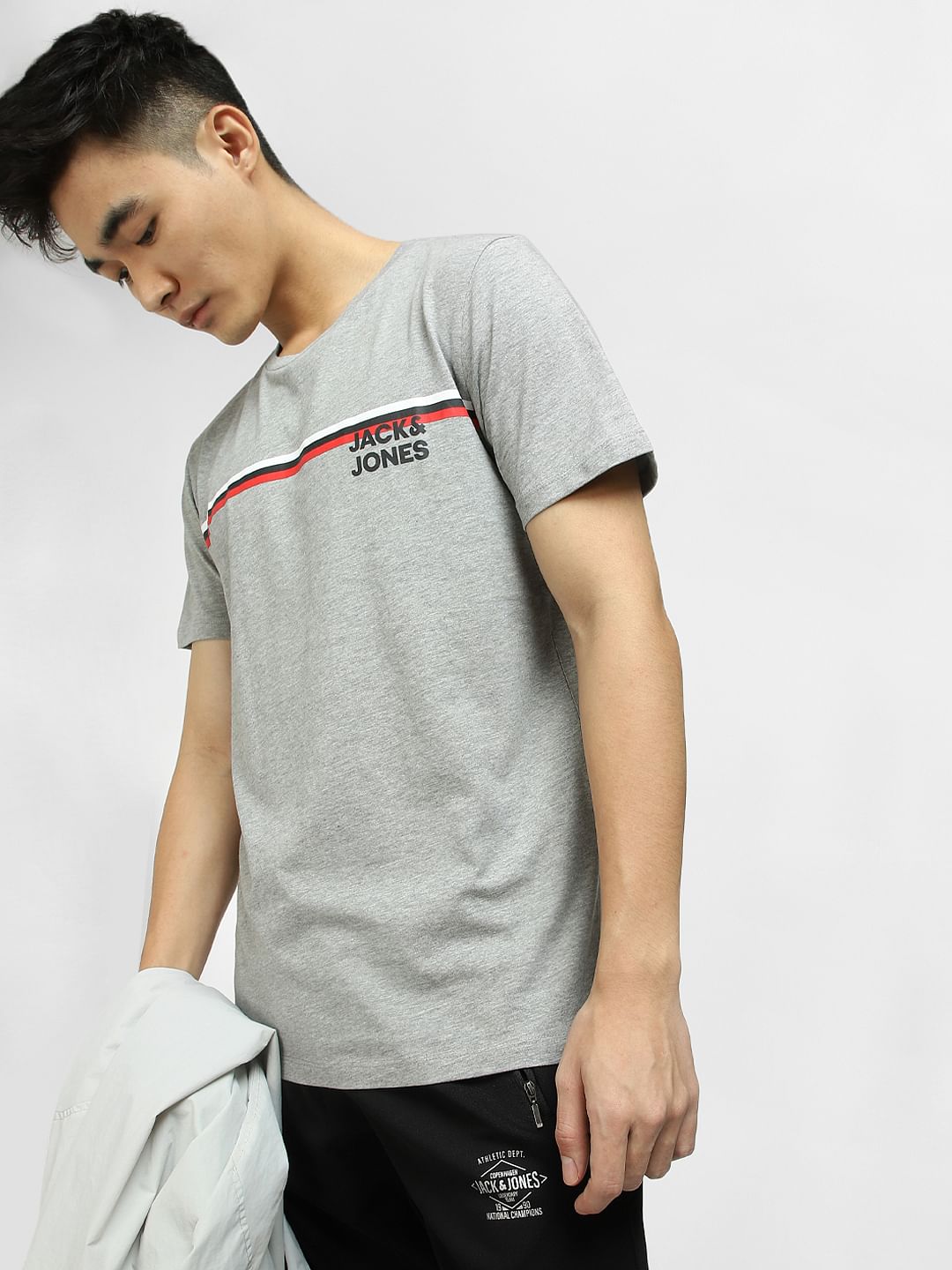 Grey Crew Neck T-shirt