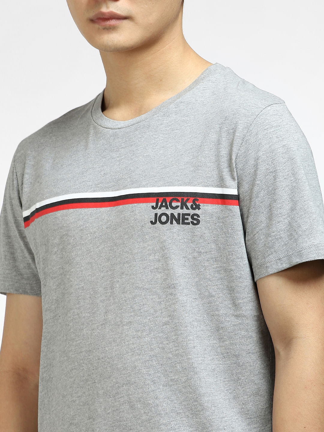 Grey Crew Neck T-shirt