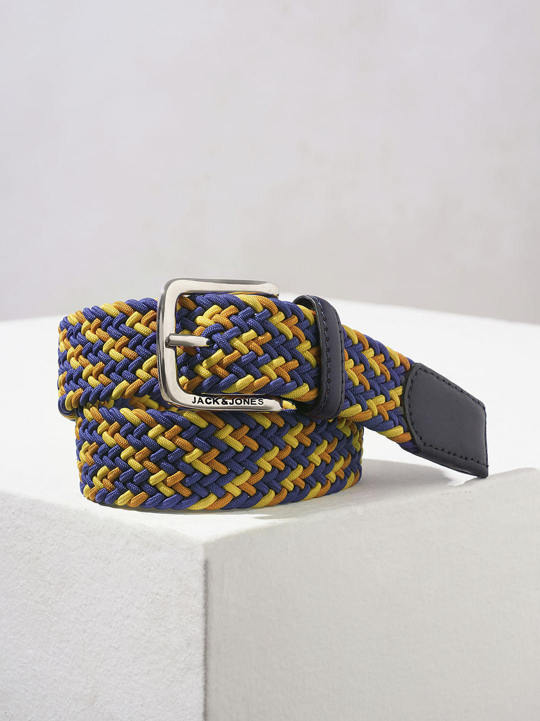 Boys Multi-Colour Braided Belt - 70 cm