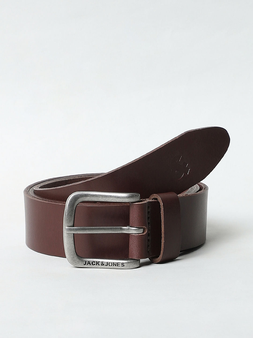 Brown Leather Belt - 32