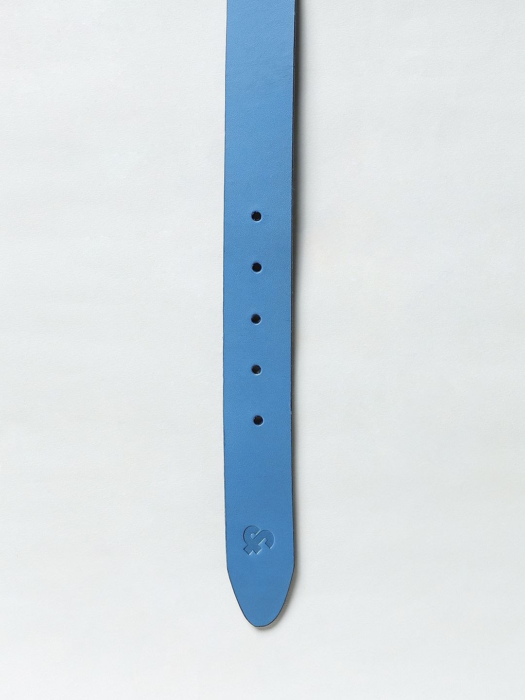 Blue Leather Belt