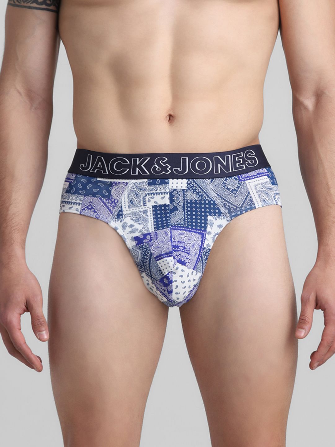 Blue Bandana Printed Briefs - S