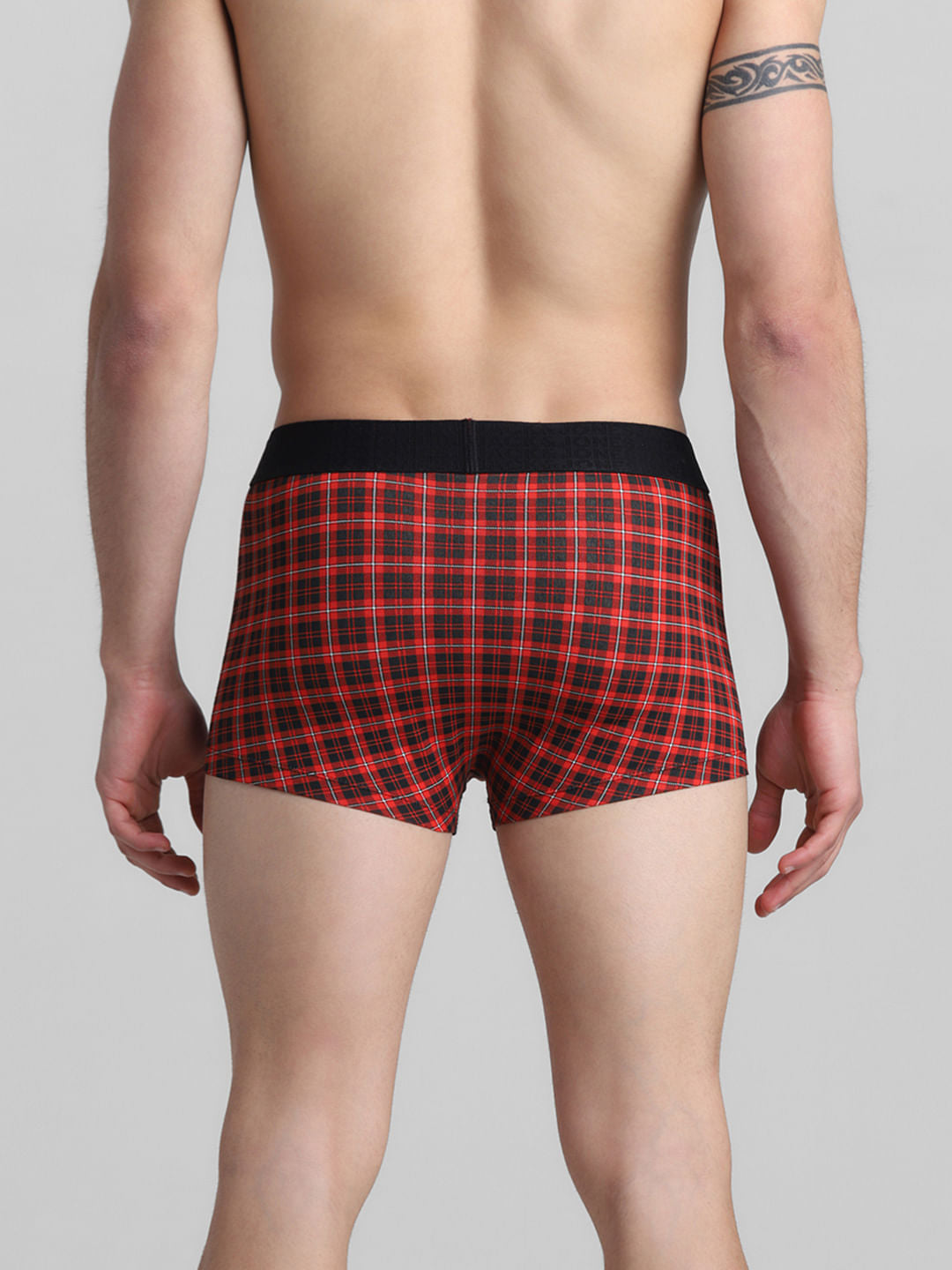 Black & Red Check Trunks
