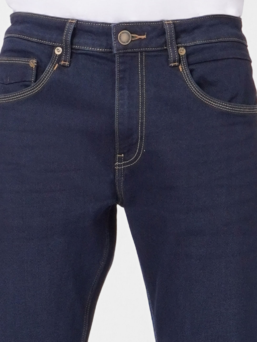 Blue High Rise Bootcut Jeans