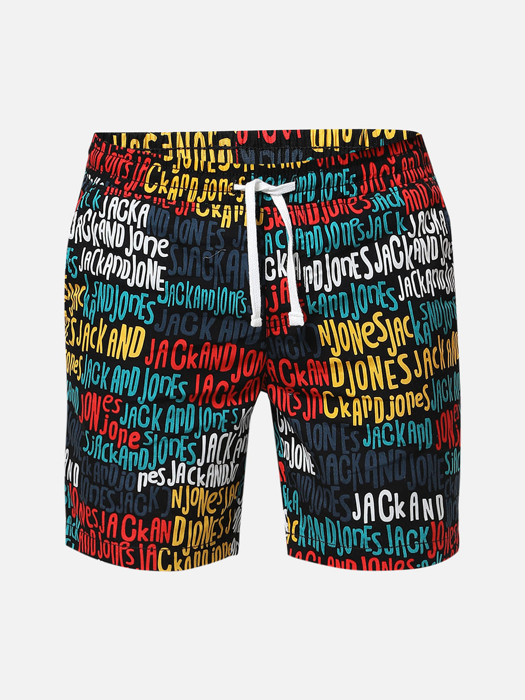 Boys Blue Logo Print Co-ord Set Shorts