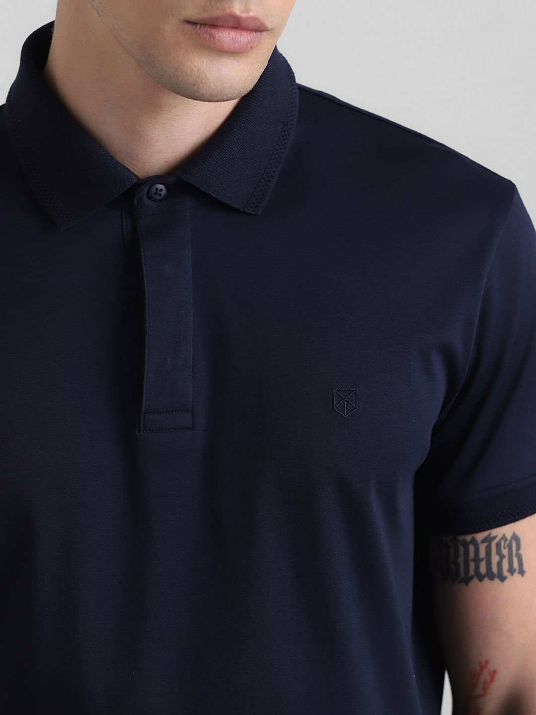 Navy Blue Polo T-shirt