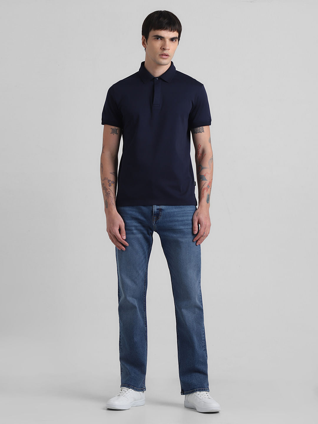 Navy Blue Polo T-shirt