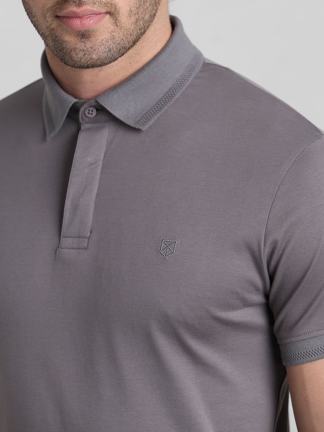 Dark Grey Polo T-shirt
