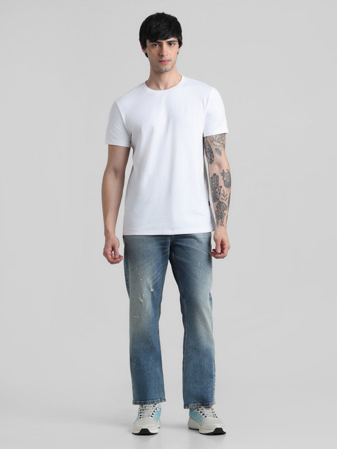White Crew Neck T-shirt