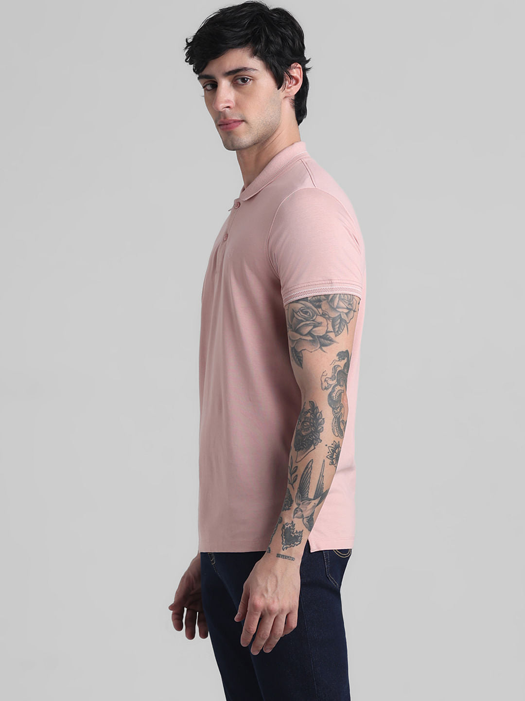 Pink Crew Neck T-shirt