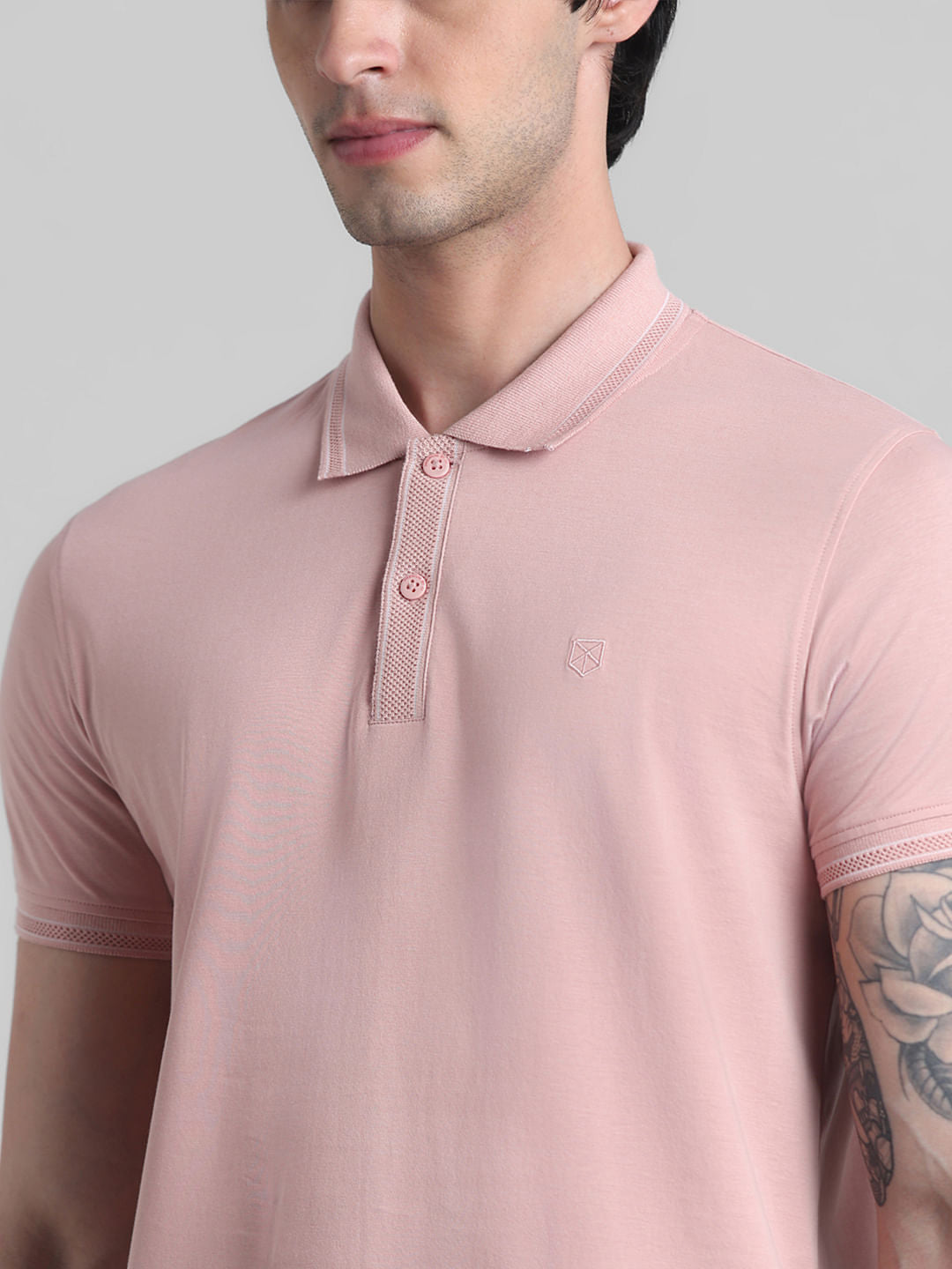 Pink Crew Neck T-shirt