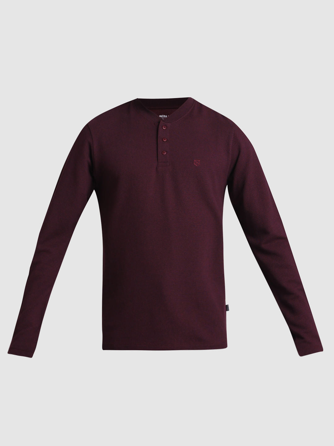 Maroon Henley T-shirt