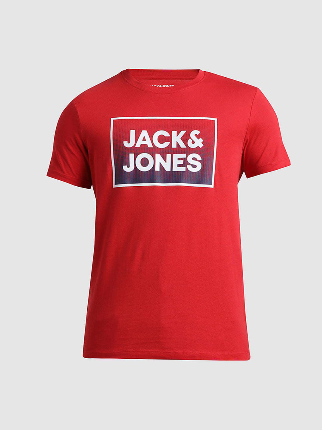 URBAN RACERS by JACK&JONES Red Logo Chest Print T-shirt