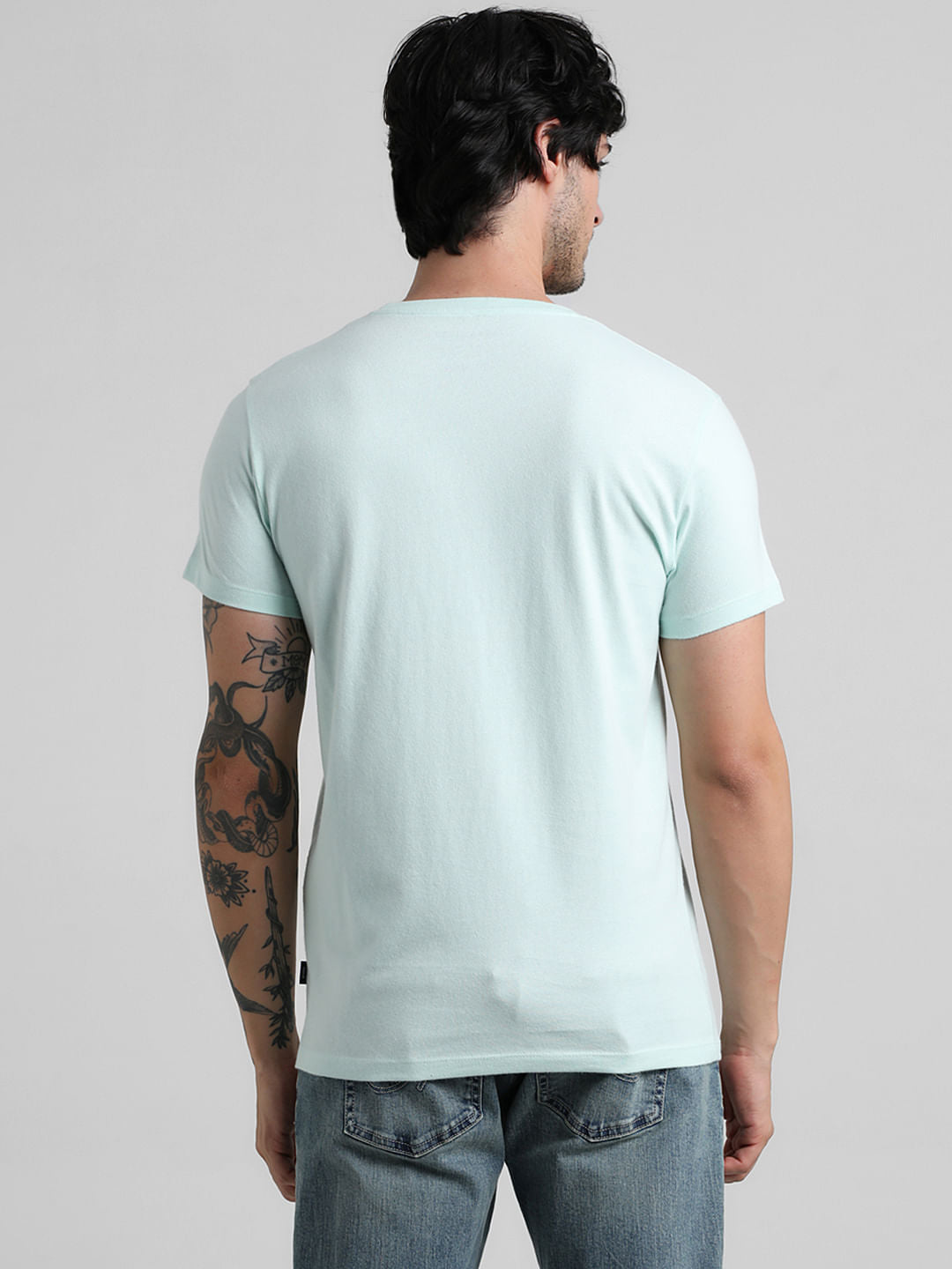 Green Logo Graphic Print T-shirt