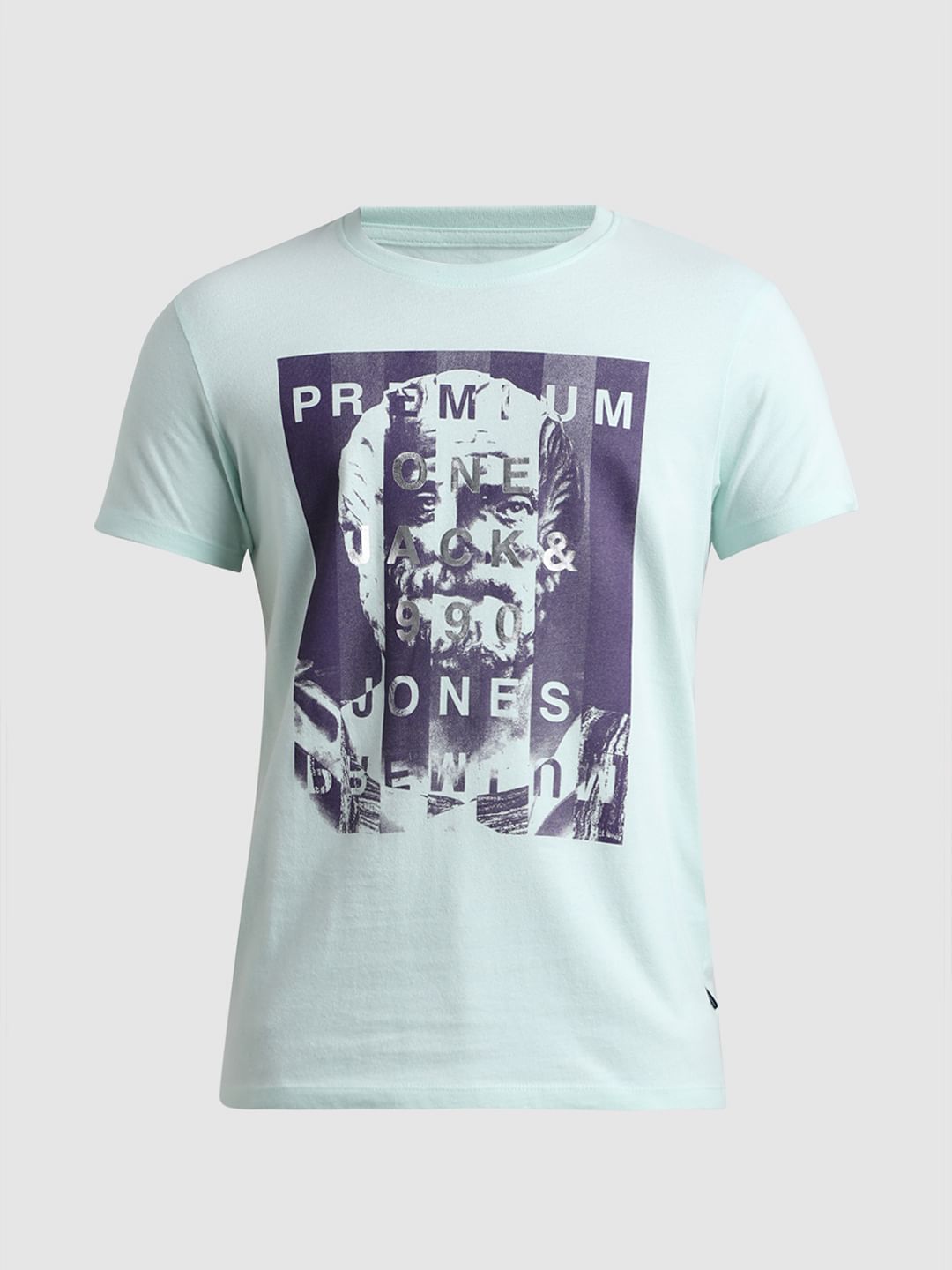 Green Logo Graphic Print T-shirt