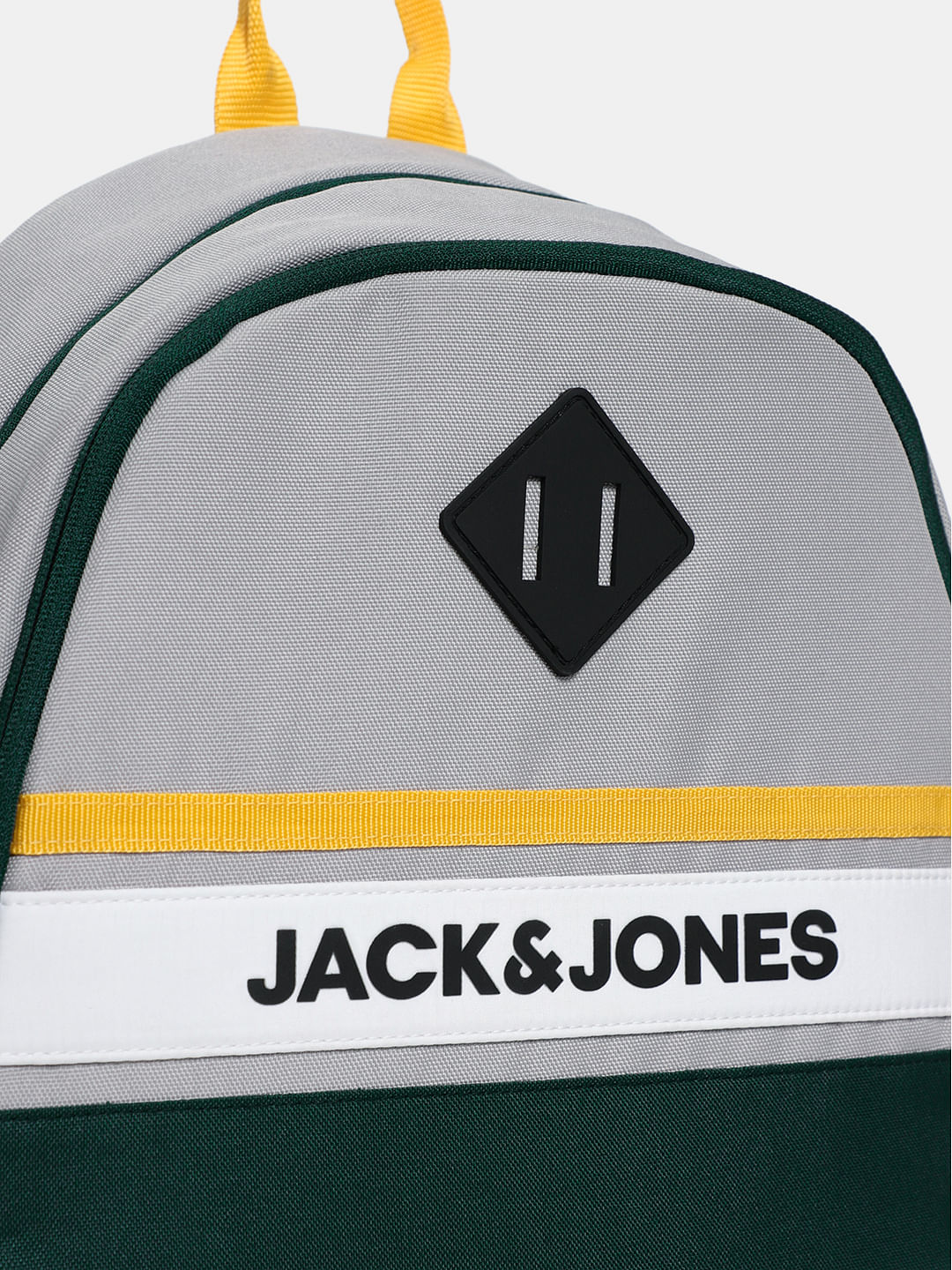 Green Colourblocked Backpack