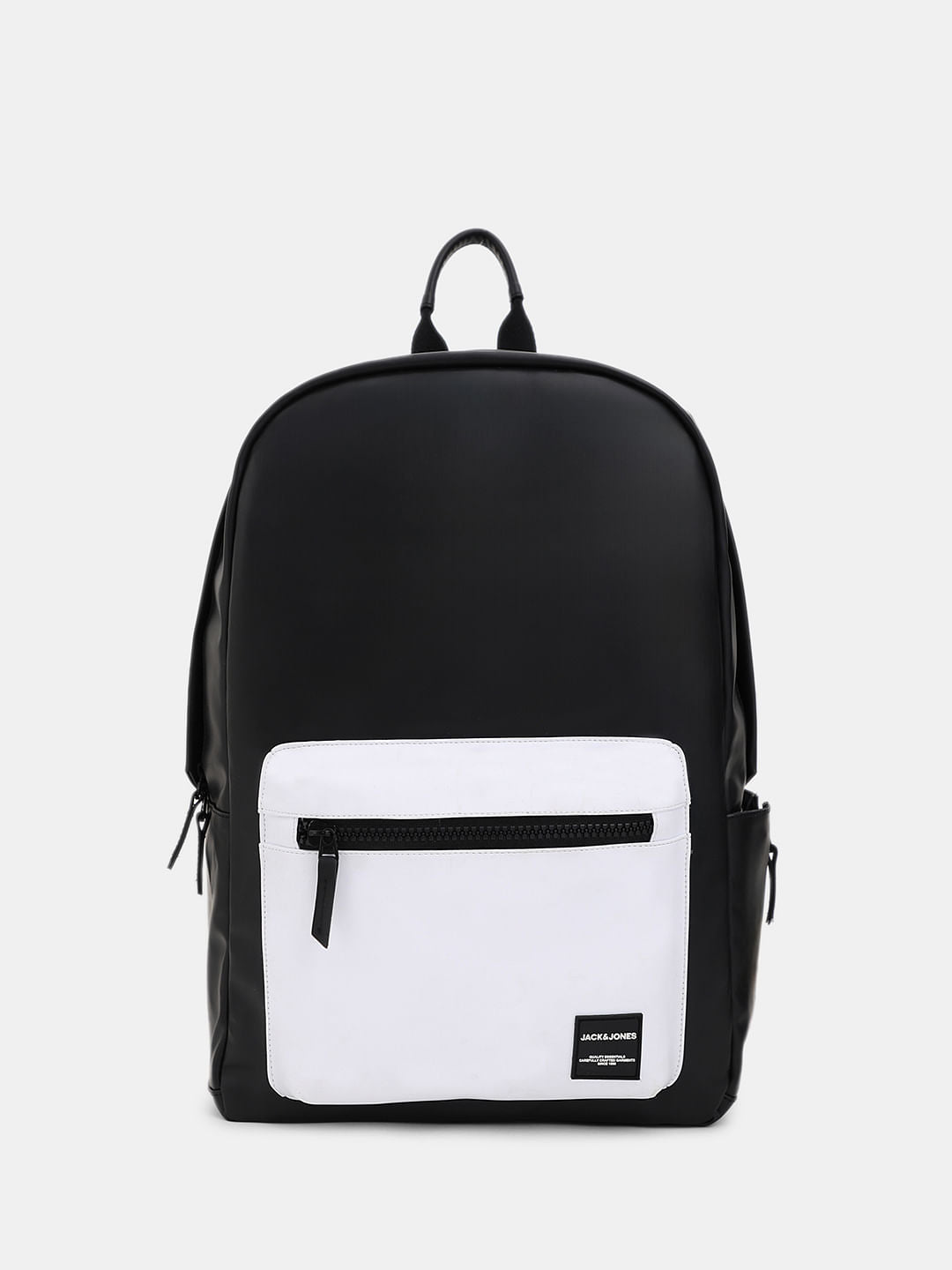 Black Colourblocked Backpack - ONE