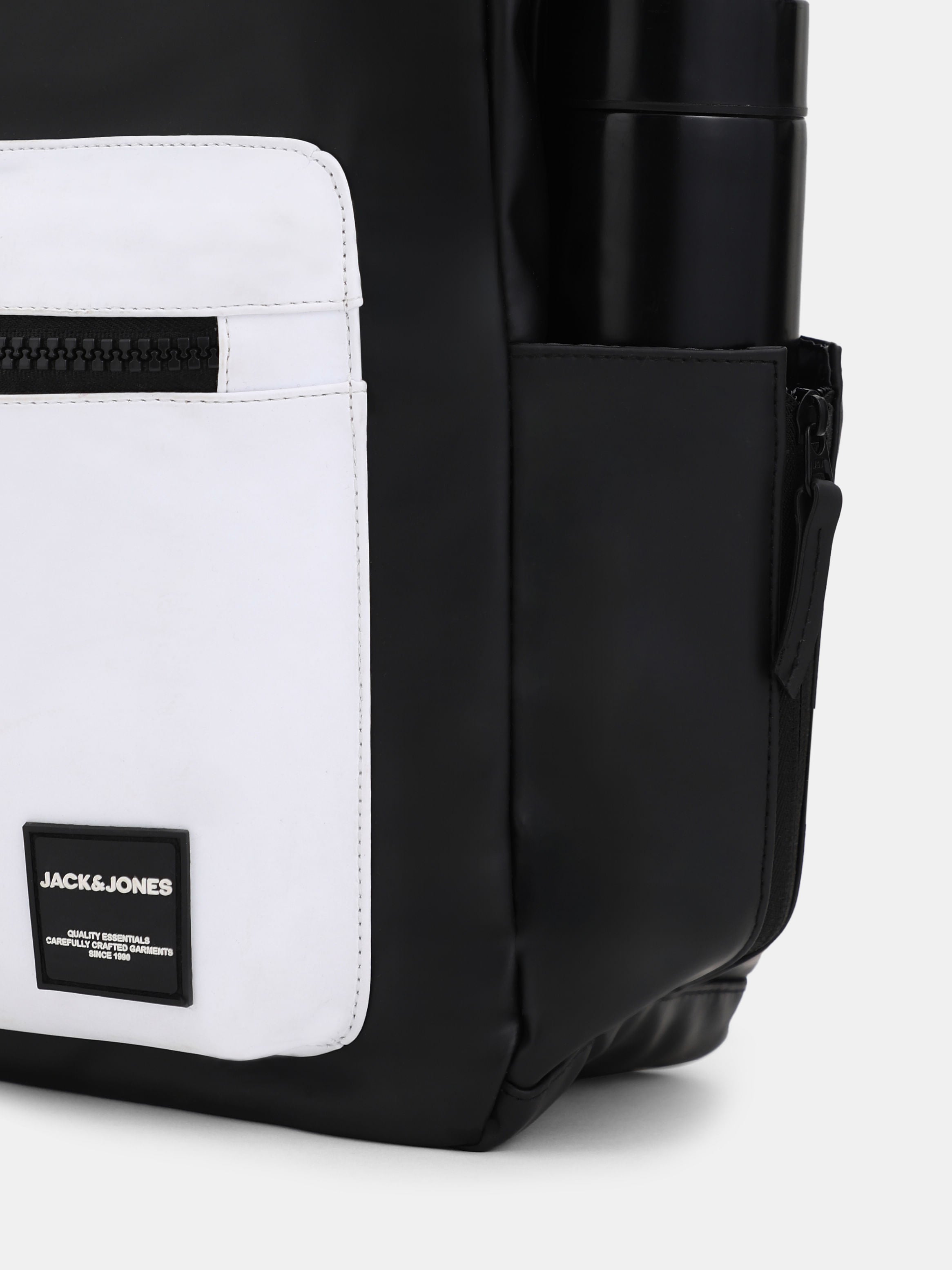 Black Colourblocked Backpack