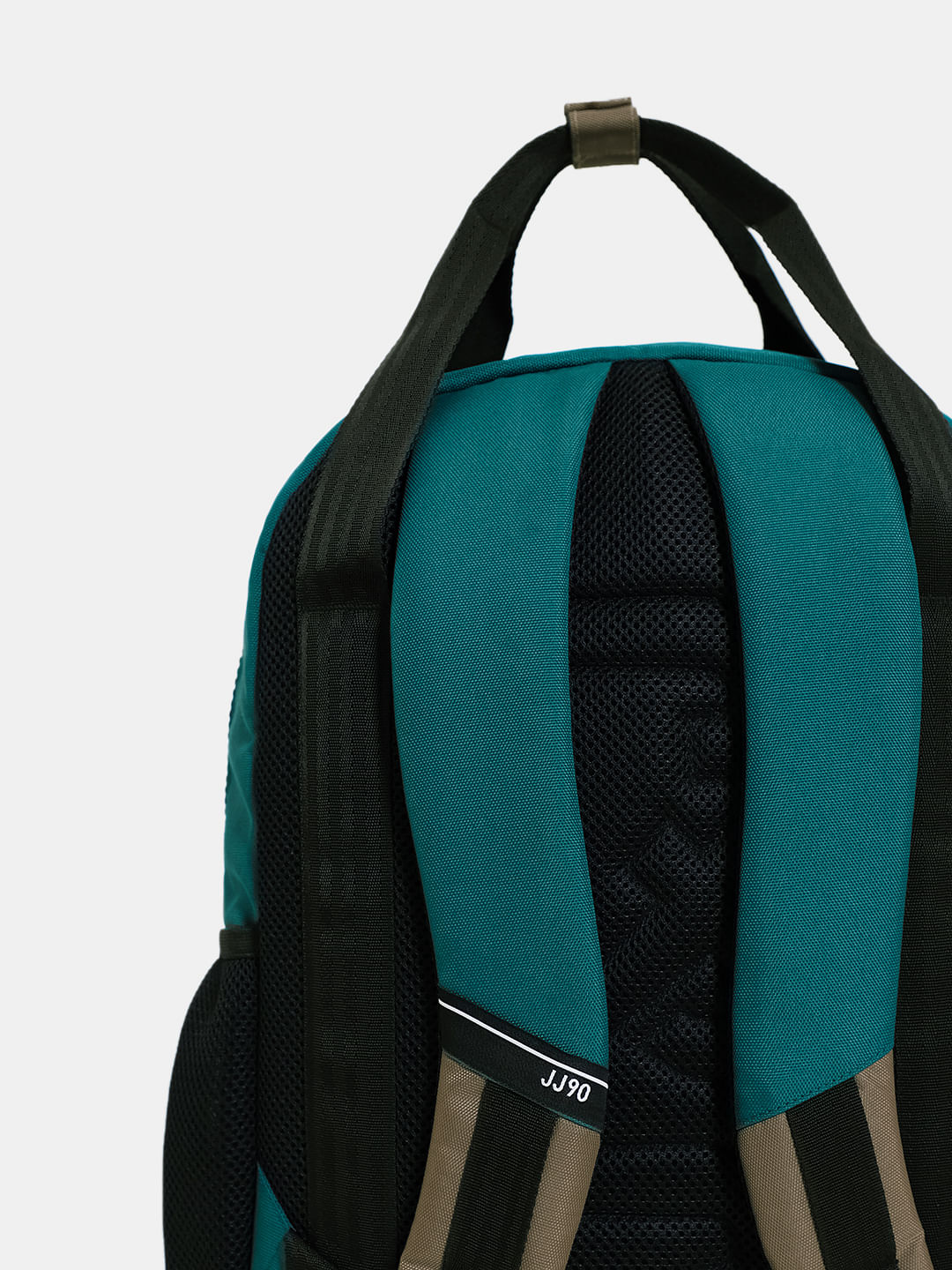 Green Colourblocked Everyday Backpack
