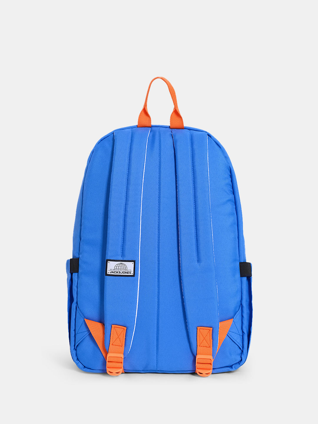 Orange Colourblocked Backpack